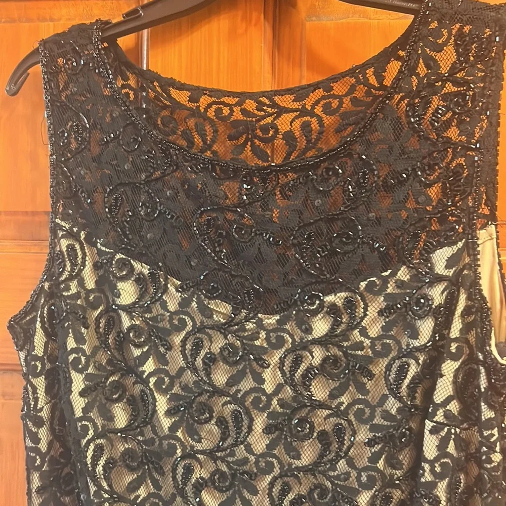 Stunning sequins lace dress. Comfortable to wear. A must have black dress. - Picture 2 of 5